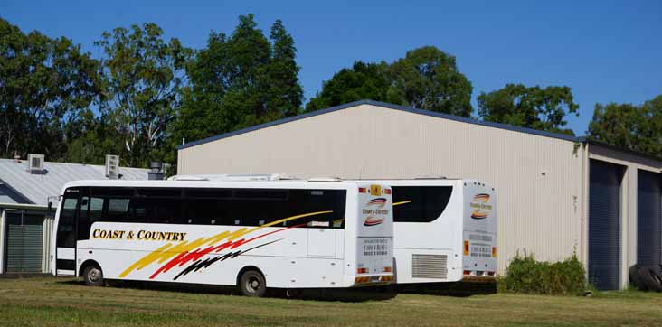 Coast & Country Hino FD230 P&D 30 & Mercedes O500RF NCBC Protege 11